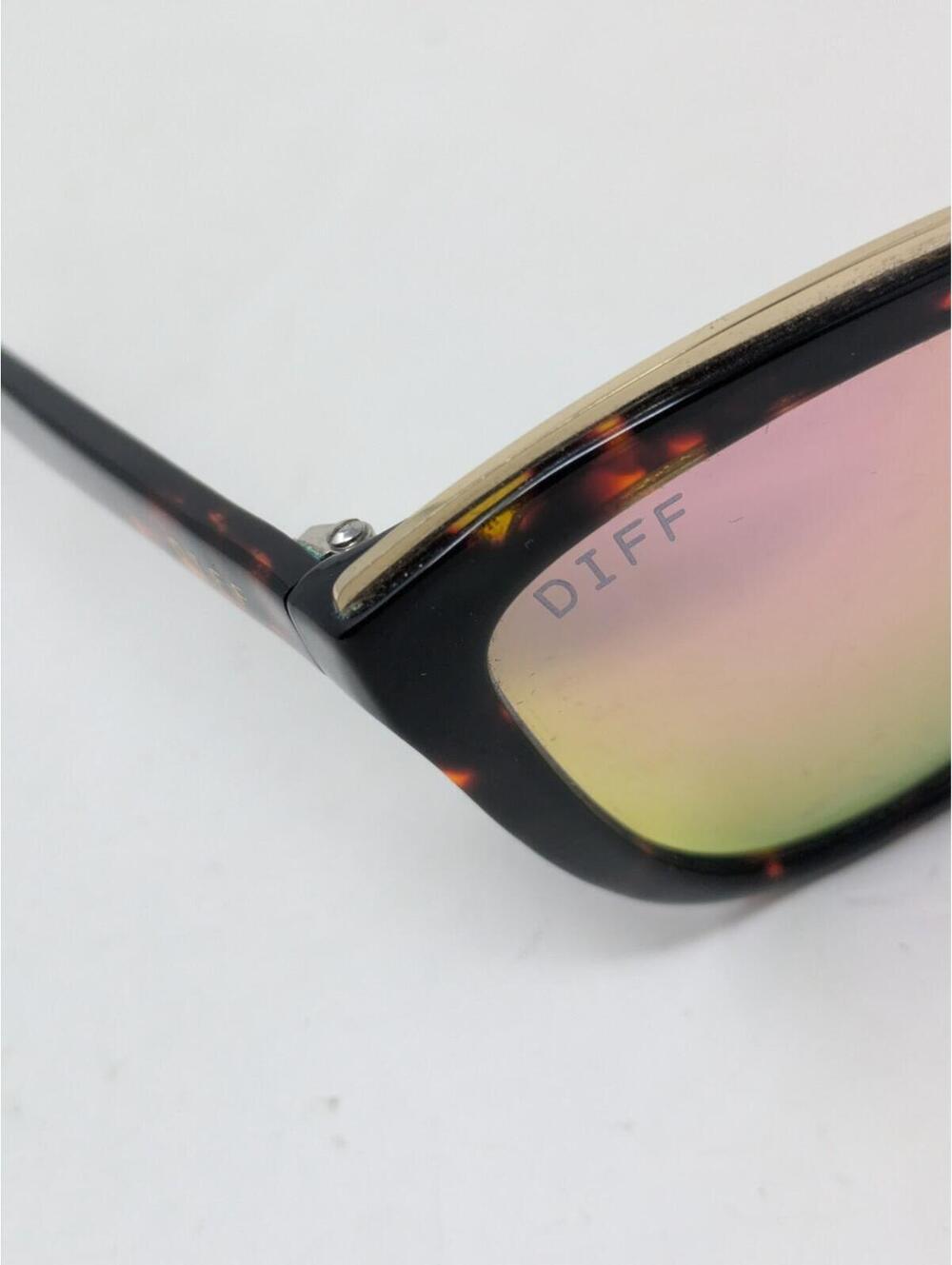 DIFF Rose BW-PK07P Polarized Cat Eye Tortoise Sunglasses Accent Rose - Picture 7 of 15
